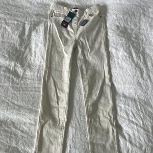 White Ivory Slim Fit Jeans/Jeggings
